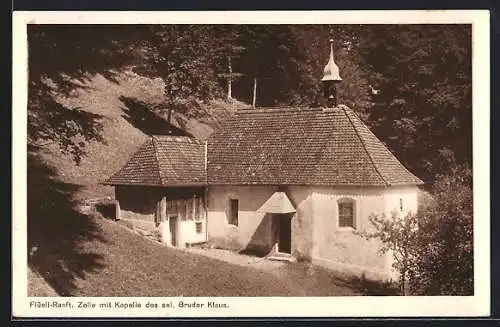 AK Flüeli-Ranft, Zelle mit Kapelle des sel. Bruder Klaus