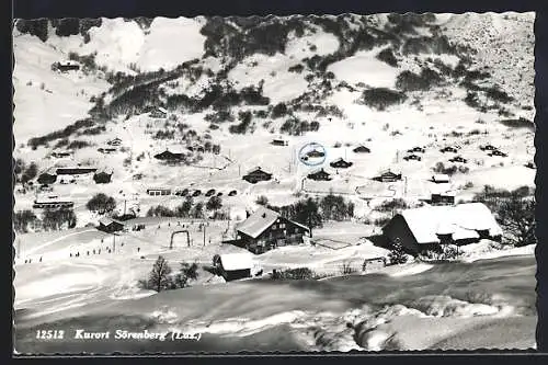 AK Sörenberg, Ortsansicht im Schnee