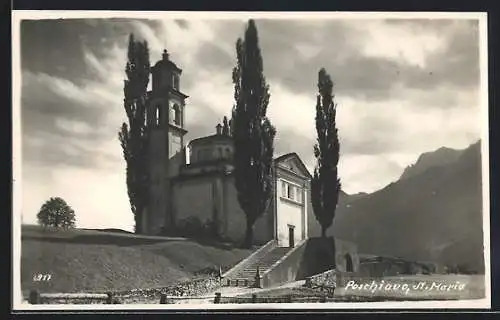 AK Poschiavo, Die Kirche St. Maria