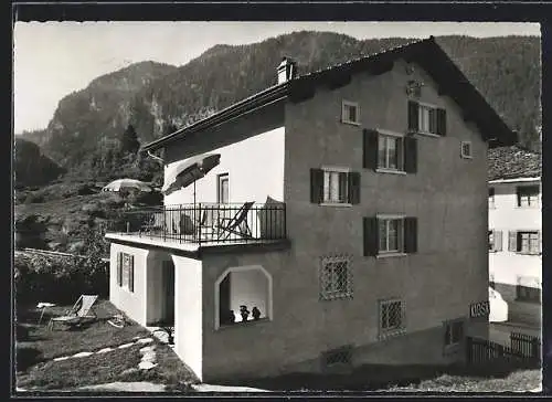 AK Andeer /Graub., Hotel Ferienhaus Bärenburg mit Kiosk