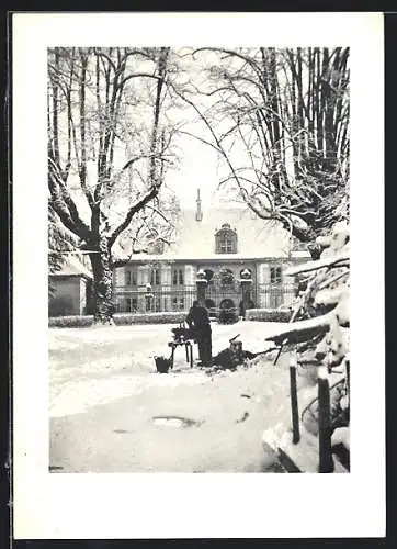 AK Oberdiessbach, Schloss im Winter