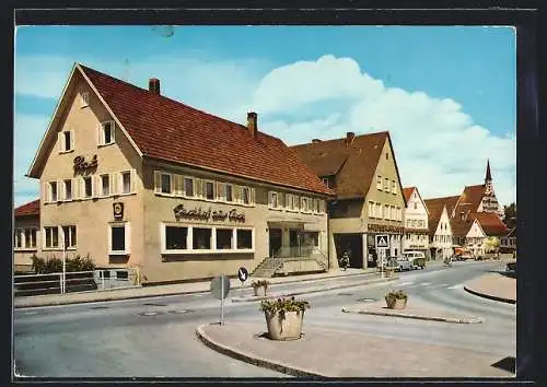 AK Weilheim /Teck, Gasthof und Metzgerei zur Post