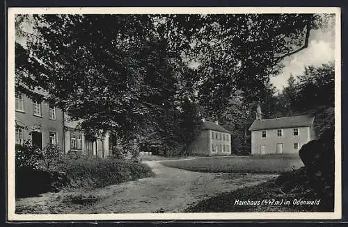 AK Vielbrunn i. O., Gasthaus und Pension Hainhaus im Odenwald, Bes. Gustav Kroll