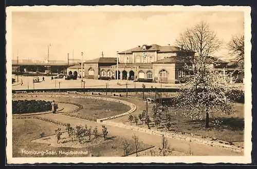 AK Homburg, Park am Hauptbahnhof