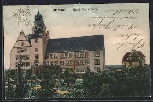 AK Worms, Blick aufs Neue Gymnasium