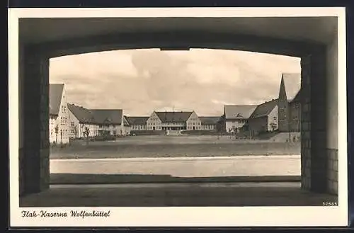 AK Wolfenbüttel, Blick zur Flak-Kaserne