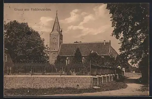 AK Fedderwarden, Blick auf die Kirche