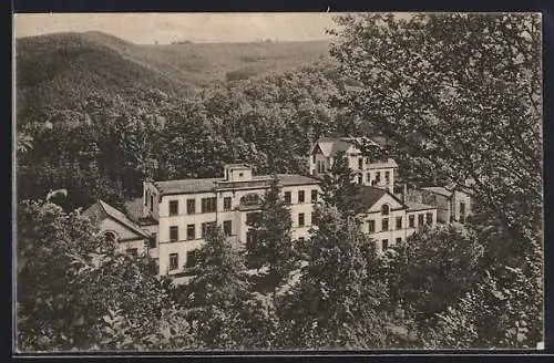 AK Stammberg bei Schriesheim, Blick auf das Sanatorium