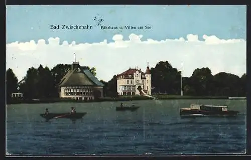 AK Bad Zwischenahn, Fährhaus und Villen am See