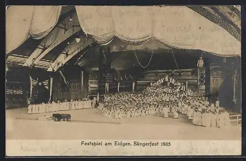 AK Festspiel am Eidgen, Sängerfest 1905