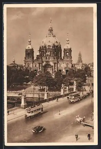 AK Berlin, Berliner Dom, Ganzsache WHW Winterhilfswerk 1934 /35