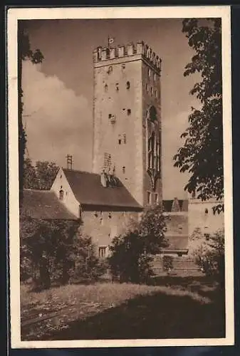 AK Landsberg am Lech, Bayerntor, Ganzsache WHW Winterhilfswerk 1934 /35