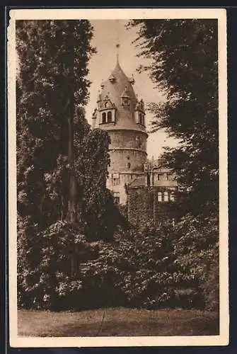 AK Detmold, Das Schloss, Ganzsache WHW Winterhilfswerk 1934 /35