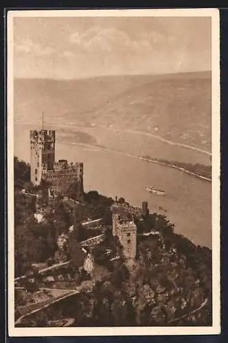 AK Burg Sooneck am Rhein, Ganzsache WHW Winterhilfswerk 1934 /35