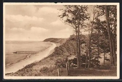 AK Misdroy, Strandpartie, Ganzsache WHW Winterhilfswerk 1934-35