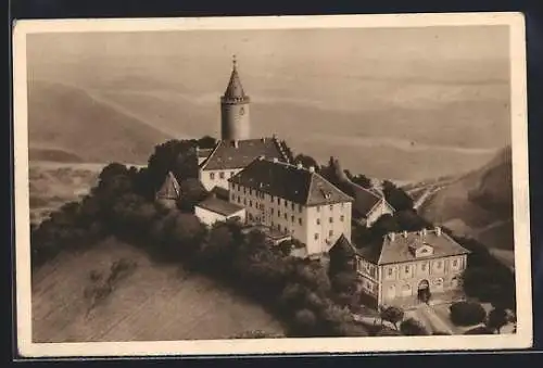 AK Kahla a. Saale, Leuchtenburg, Ganzsache WHW Winterhilfswerk 1934 /35