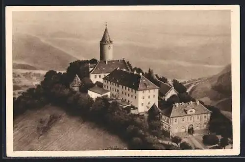 AK Kahla a. Saale, Die Leuchtenburg, Ganzsache WHW Winterhilfswerk 1934 /35