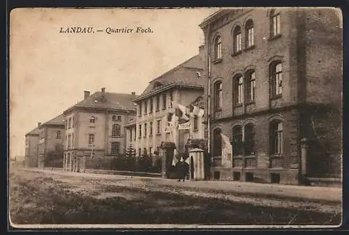 AK Landau / Pfalz, Quartier Foch