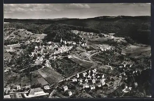 AK Löwenstein / Württ., Panorama mit Kirche