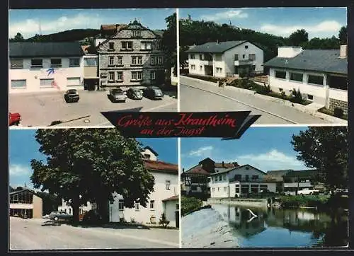 AK Krautheim / Baden, Strassenpartie, Ortsansicht