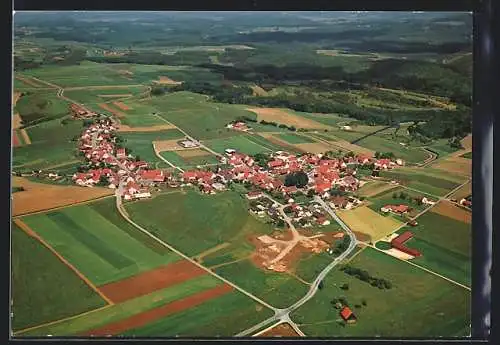 AK Eglingen / Hohenstein, Ortsansicht vom Flugzeug aus