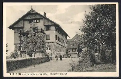 AK Scheuern / Gernsbach, Schwesternheim