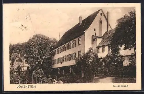 AK Löwenstein / Württ., Kurhotel Teusserbad