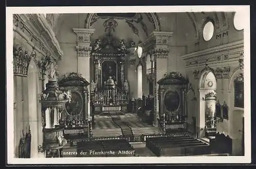 AK Altdorf, Inneres der Pfarrkirche