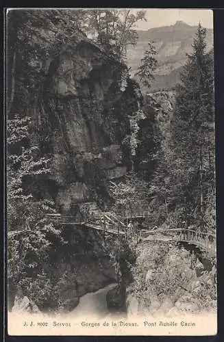 AK Servoz, Gorges de la Diosaz, Pont Achille Cazin