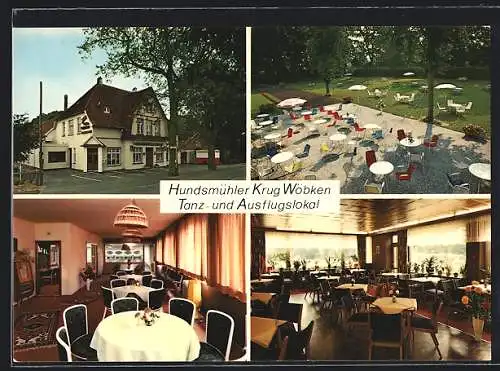 AK Oldenburg / O., Restaurant Hundsmühler Krug, Bes. Fam. H. H. Wöbken, Hundsmühler Str. 255