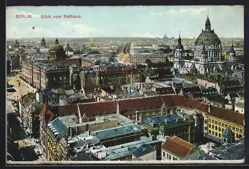 AK Berlin, Blick vom Rathaus