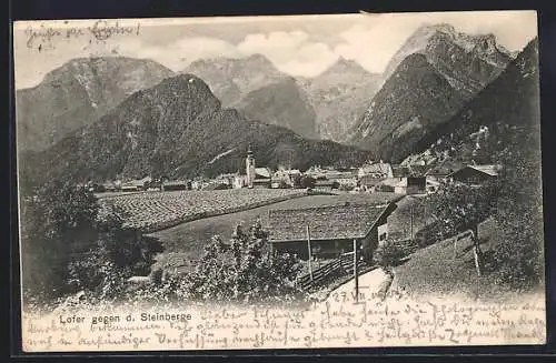 AK Lofer, Teilansicht gegen die Steinberge