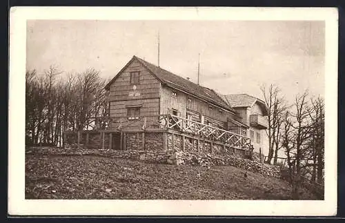 AK Enzianhütte des deutschen und österreichischen Alpenvereins, Kieneck