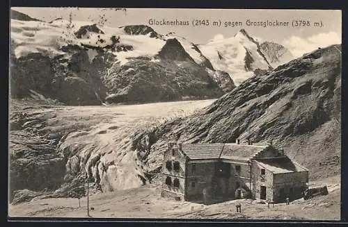 AK Glocknerhaus gegen Grossglockner