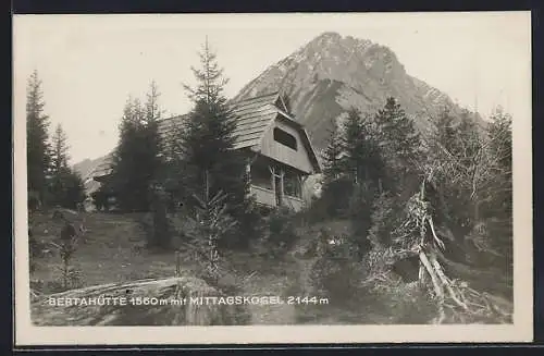 AK Bertahütte mit Mittagskogel