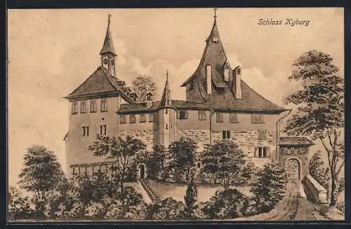 AK Kyburg, Ansicht vom Schloss Kyburg