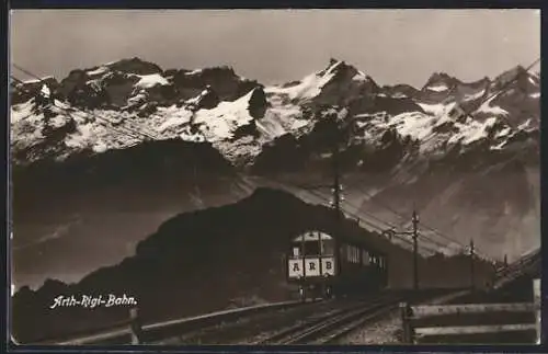 AK Rigi-Kulm, Partie der Arth-Rigi-Bahn