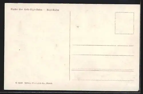 AK Rigi-Kulm, Partie der Arth-Rigi-Bahn