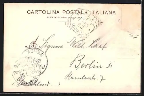 AK Isola Pescatori /Lago Maggiore, Ortspartie mit Insel