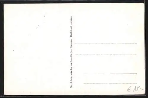 AK Komotau / Chomutov, Grundtal, Staatl. Lehrerbildungsanstalt, Talsperre, Marktplatz und Fernsicht