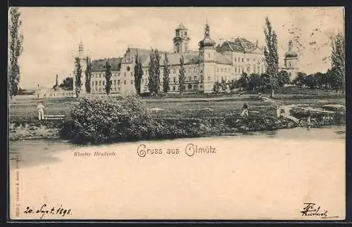 AK Olmütz, Blick zum Kloster Hradisch