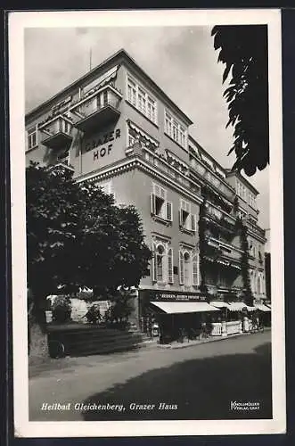 AK Gleichenberg, Grazer Hof mit Friseur