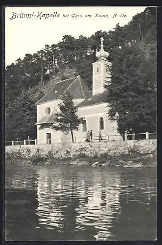 AK Gars am Kamp, Brünnl-Kapelle, Kleines Gotteshaus am Fluss