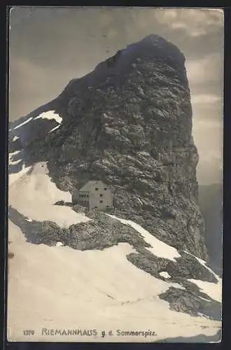 AK Riemannhaus, Berghütte g. d. Sommerspitz