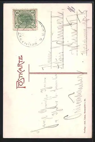 AK Neumarkt, Schloss Forchenstein, Totalansicht, Pichlschloss, Atlbachhütte, Mariensäule