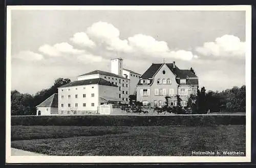 AK Westheim / Pfalz, G. Louis Holzmühle, kompl. maschinelle Einrichtung von Gebr. Bühler GmbH