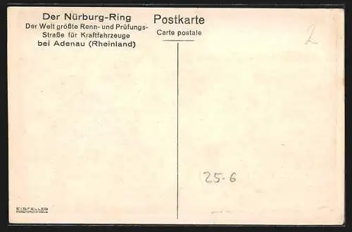 AK Der Nürburg-Ring bei Adenau