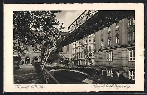 AK Wuppertal-Elberfeld, Schwebebahnhof Döppersberg