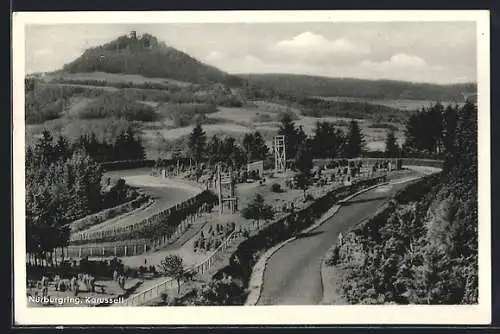 AK Adenau, Autorennen a. d. Nürburgring, Karussell