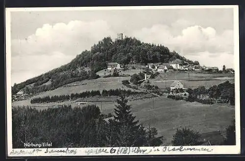 AK Nürburg /Eifel, Panorama mit Turm